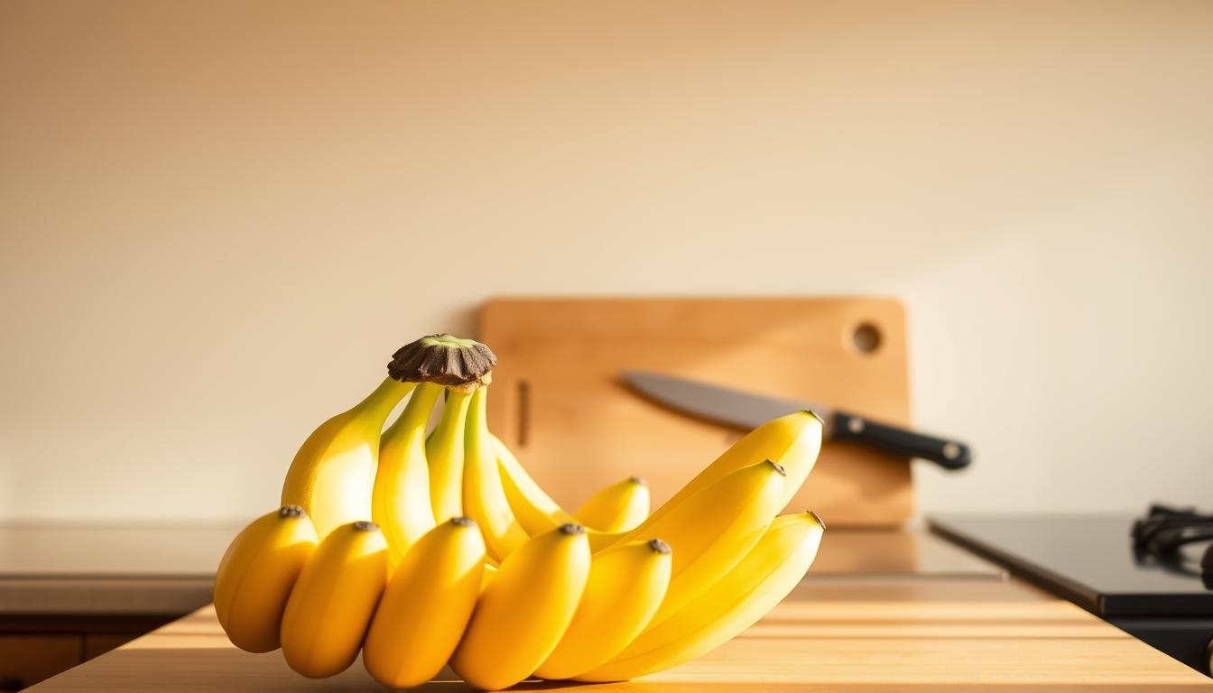 Selecting ripe bananas for air fryer banana chips