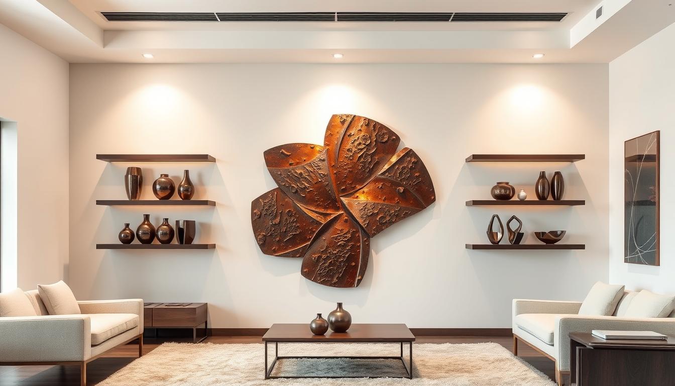 Metal Wall Deco That Makes a Bold and Stunning Statement 5 metal wall decor for living room