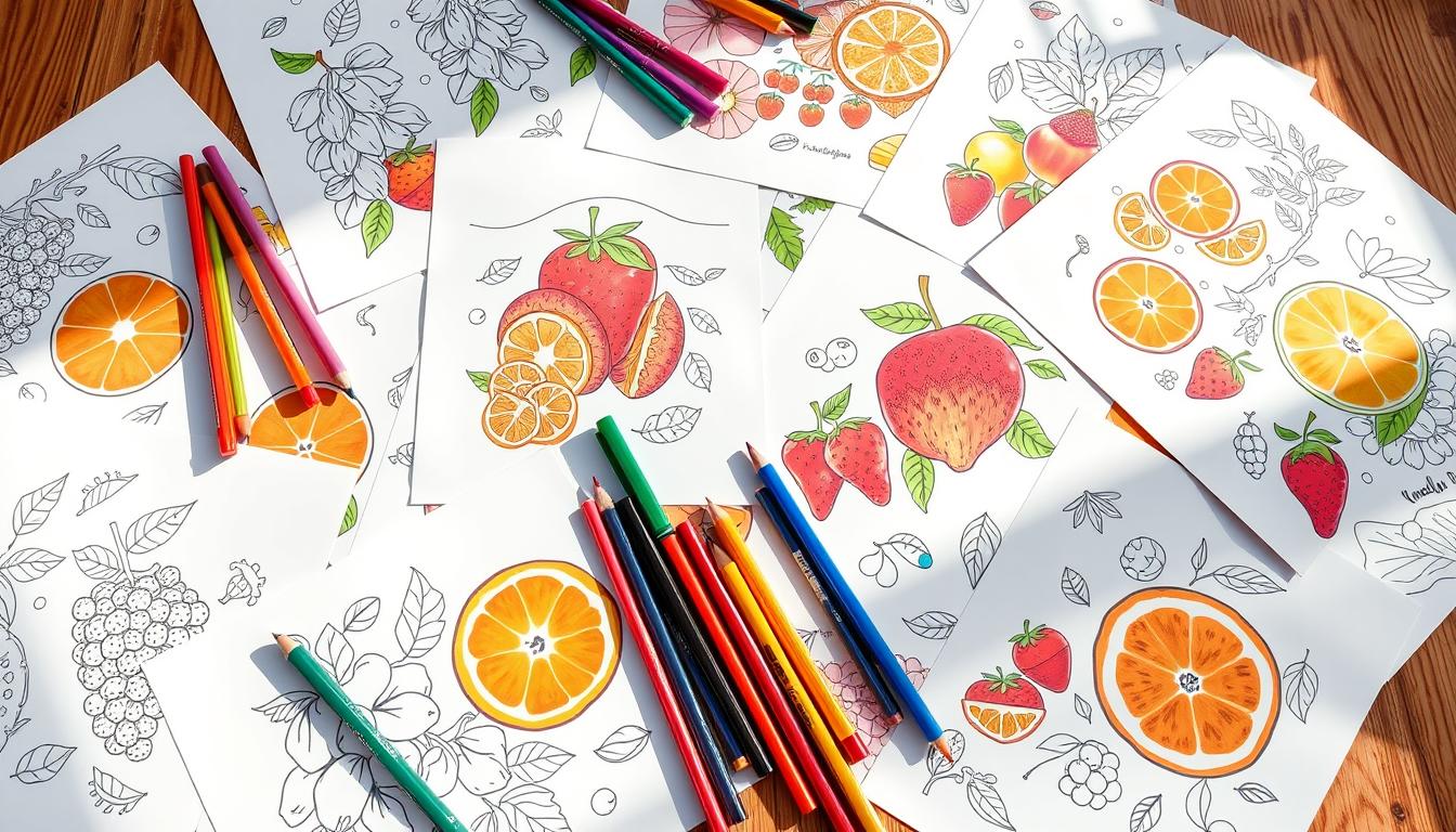 Fun coloring pages for fruits at Home 8 fruit coloring pages