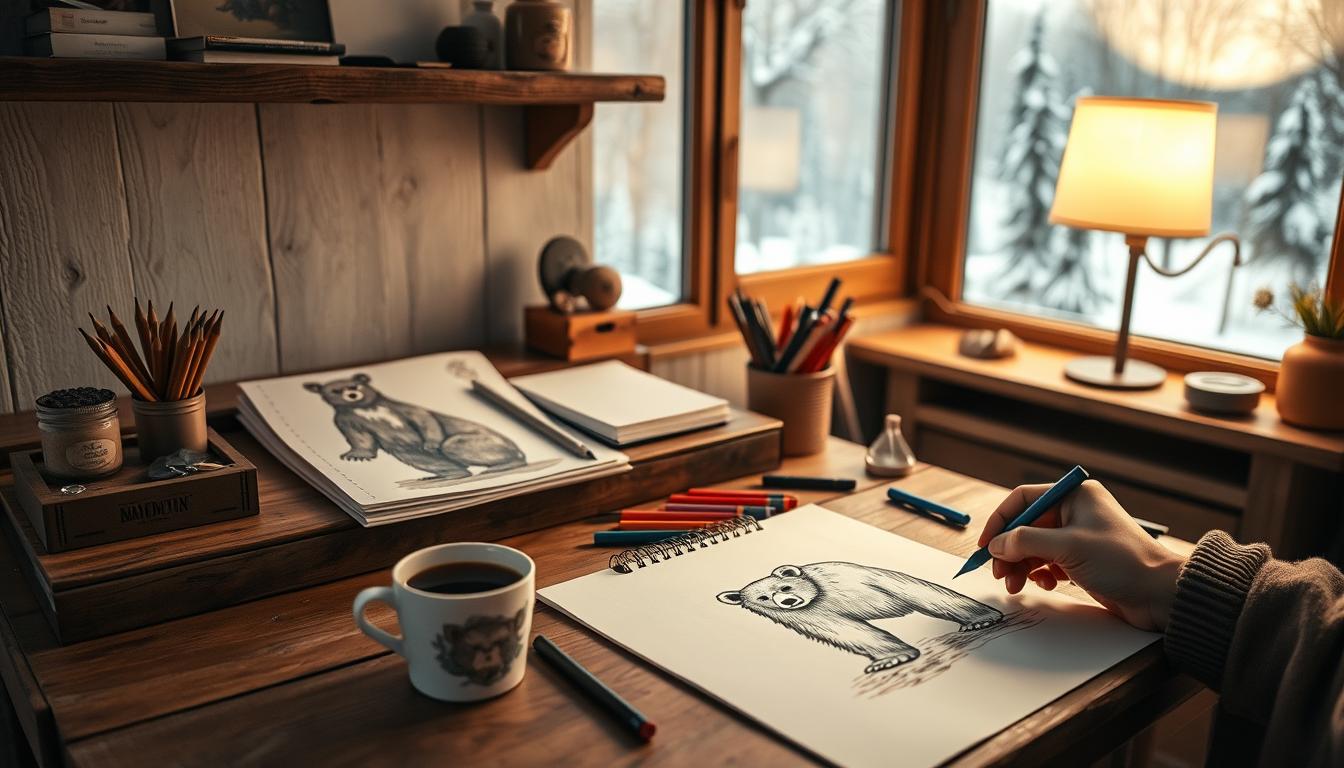 Bear Prints: Cozy Digital Designs for Bold Rustic Decor 5 customizing bear prints