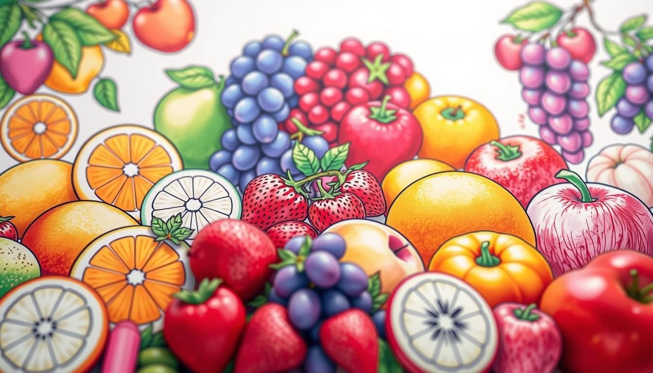 Fun coloring pages for fruits at Home 4 fruit coloring pages for different age groups
