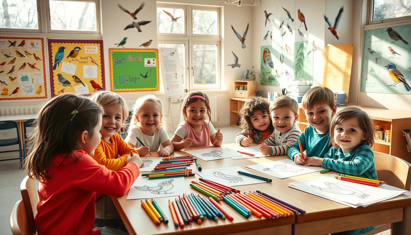Fun Bird Coloring Pages to Print at Home 9 bird coloring pages in educational settings