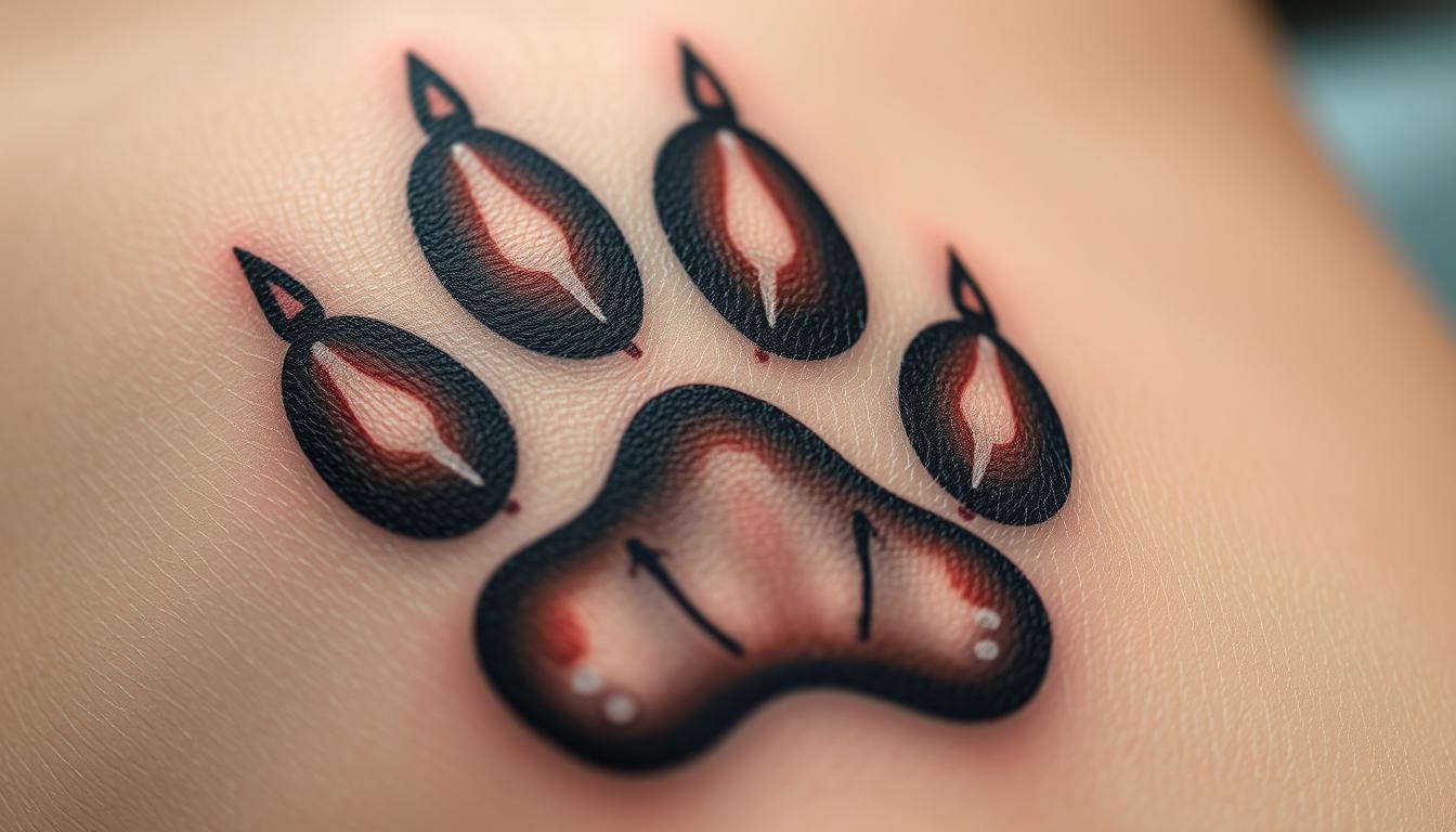Cat Paw Print Tattoo: How to Get the Perfect Design 2 cat paw print tattoo