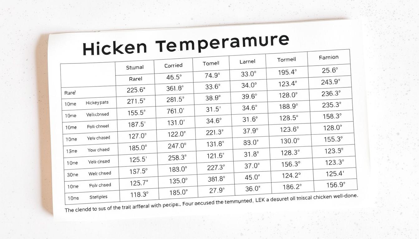 Chicken Internal Temperature Guide
