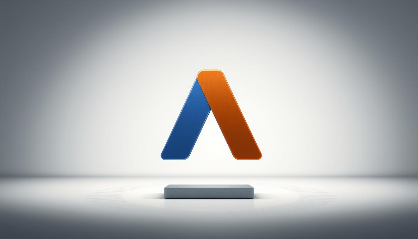 A detailed, visually striking digital illustration depicting the Google AdSense logo. The logo stands prominently in the center, rendered in a bold, iconic style with a dimensional, metallic appearance. The background features a clean, minimalist design with subtle patterns and textures, conveying a sense of professionalism and sophistication. The lighting is soft and directional, creating a sense of depth and dimension. The overall composition is well-balanced, drawing the viewer's attention to the key visual elements. The mood is one of authority, reliability, and technological prowess, reflecting the importance of Google AdSense for bloggers and content creators.
