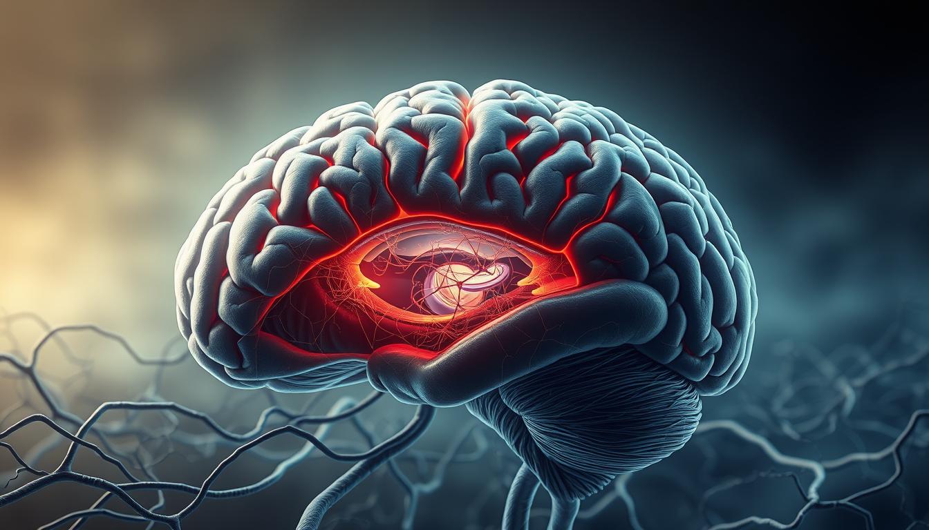 A detailed cross-section of the human memory system, showcasing its intricate mechanisms. The foreground depicts the neural pathways and synaptic connections that form the foundation of memory encoding and recall. The middle ground highlights the hippocampus, amygdala, and prefrontal cortex, key brain regions responsible for the complex processes of memory formation, storage, and retrieval. The background features a muted, cerebral atmosphere, with subtle visual cues representing the dynamic interplay of neurotransmitters, hormones, and other physiological factors that influence memory function. The scene is illuminated by a soft, diffused light, creating a contemplative, scientific ambiance. Rendered in a realistic, technical style to aid in the understanding of the underlying neurological processes.