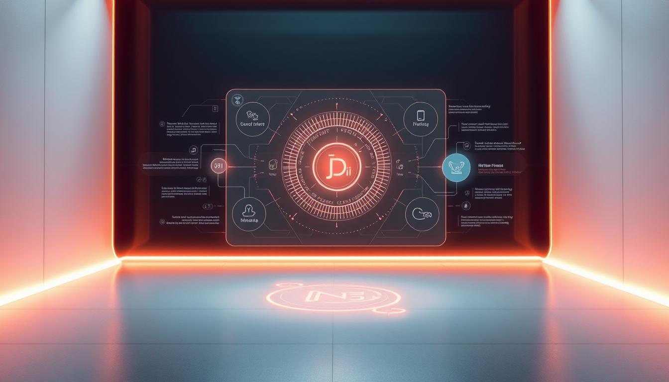 A striking and futuristic illustration of Notion AI, showcasing its seamless integration of AI-powered features. Set against a sleek, minimalist backdrop, the focal point is a captivating holographic display showcasing Notion's intuitive interface and intelligent capabilities. The image radiates a sense of technological sophistication, with a warm, soft lighting that emphasizes the clean, modern design. Subtle details, such as subtle holographic elements and a hint of the Notion logo, contribute to the overall sense of advanced, user-friendly technology. The resulting image should convey the transformative power of Notion AI and its potential to streamline and simplify the user's life.