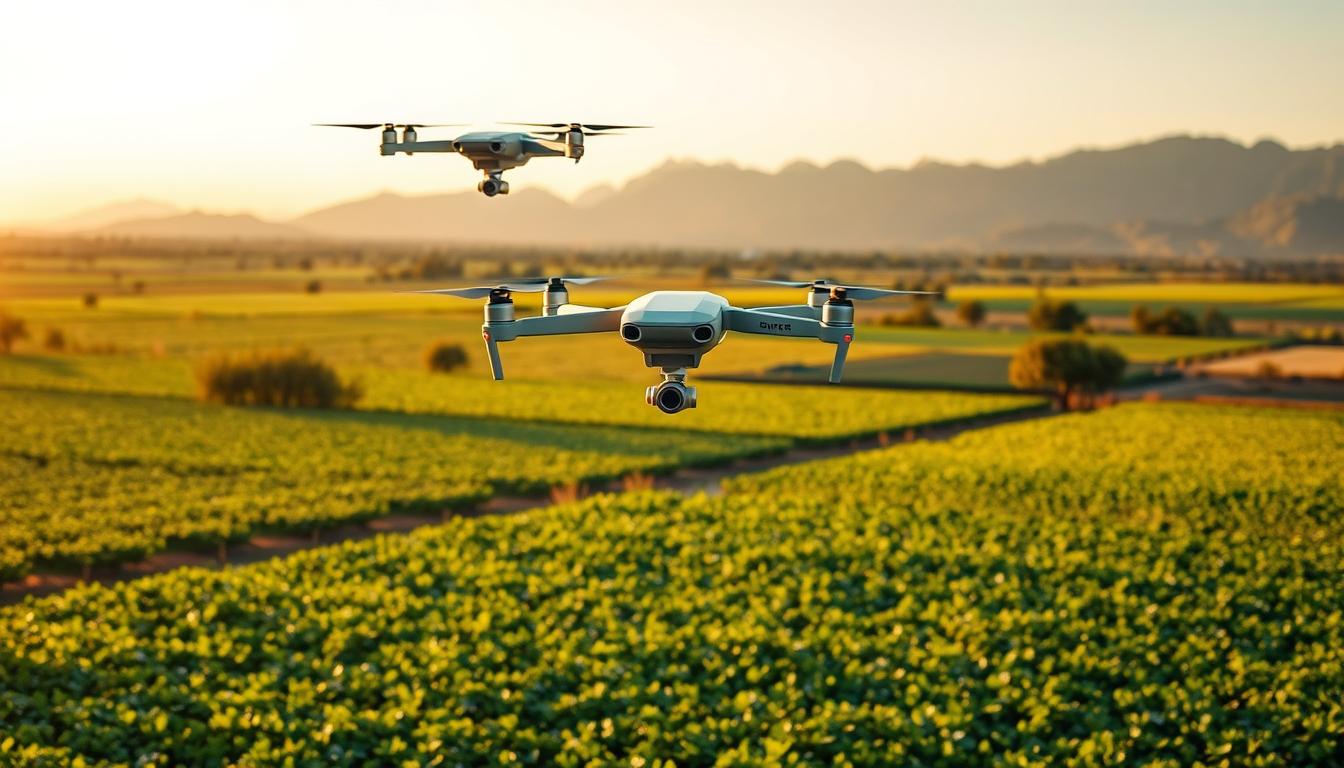 استخدام الدرونز فى تحسين الانتاج الزراعي القطاع الزراعي شهد تطوراً كبيراً في استخدام التكنولوجيا. الطائرات بدون طيار أصبحت جزءاً أساسياً من الزراعة. شركات مثل DJI وFlyPix AI تقدم حلولاً لتحسين الإنتاج.