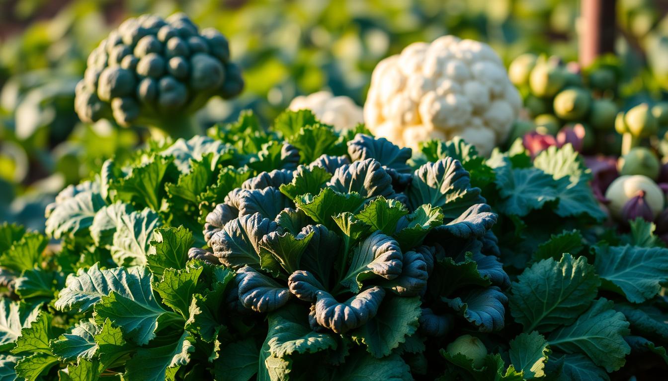 leafy greens and brassicas