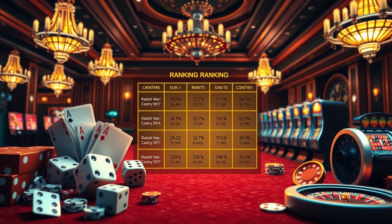 casino game rankings factors