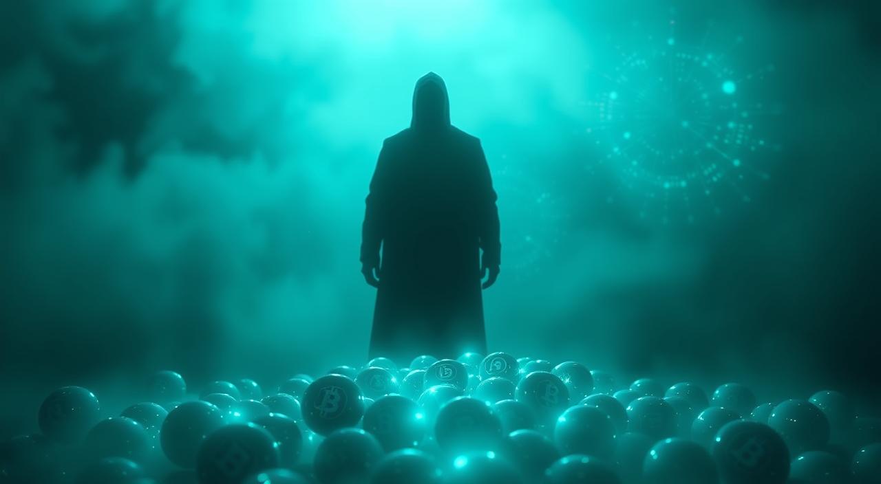 The Pros and Cons of Investing in Digital Assets - EconoMix Plus A serene yet ominous digital landscape, shrouded in a hazy, bluish-green glow. In the foreground, a cluster of glowing, ethereal EconoMix Plus icons, suggesting the allure and risks of digital asset investment. The middle ground features a towering, faceless figure, casting an imposing shadow over the scene, symbolizing the uncertainty and potential threats associated with this emerging financial domain. In the distant background, a swirling vortex of data and code, hinting at the complex, volatile nature of the digital asset market. Dramatic chiaroscuro lighting emphasizes the contrast between the enticing glow of the EconoMix Plus icons and the looming, ominous presence of the central figure, creating a sense of unease and foreboding. The overall composition and atmosphere convey the message of "digital asset investment risks" in a visually striking and conceptually cohesive manner.