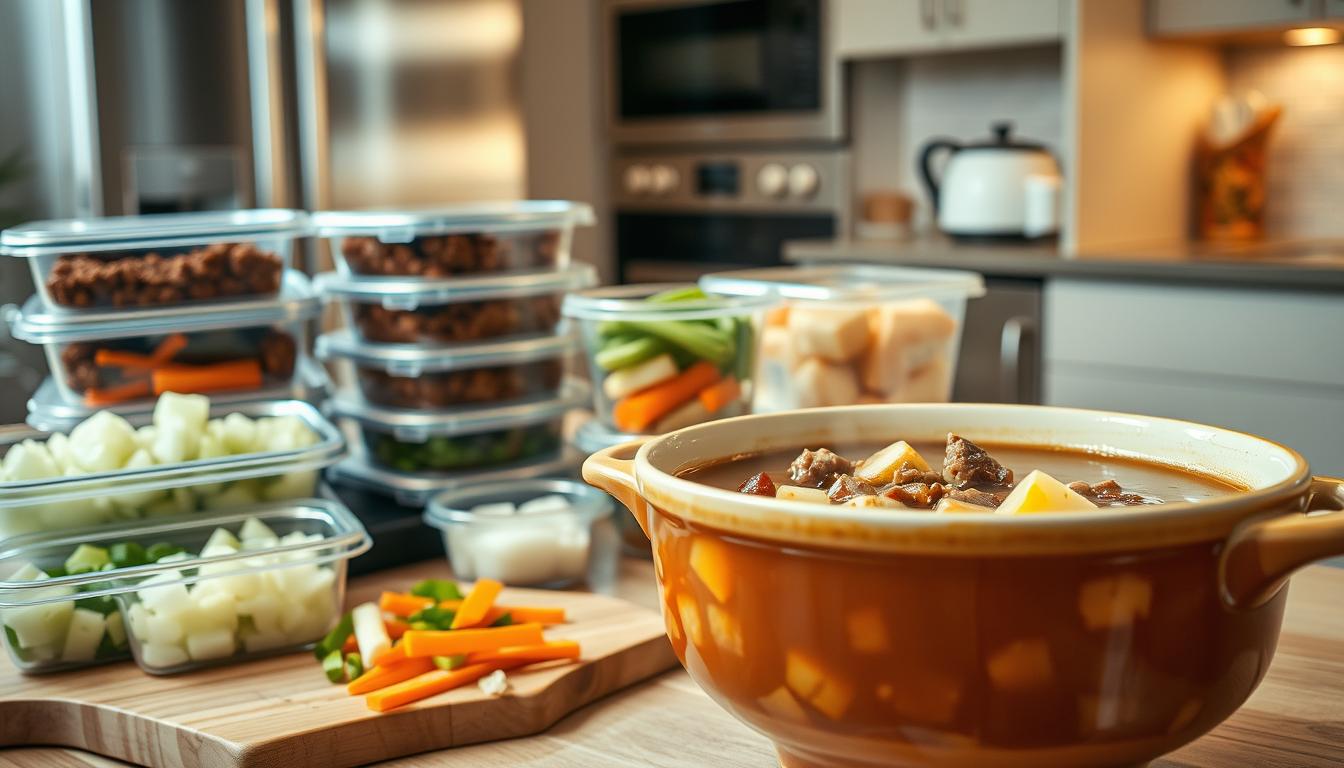 One-Pot Hamburger Soup Meal Prep