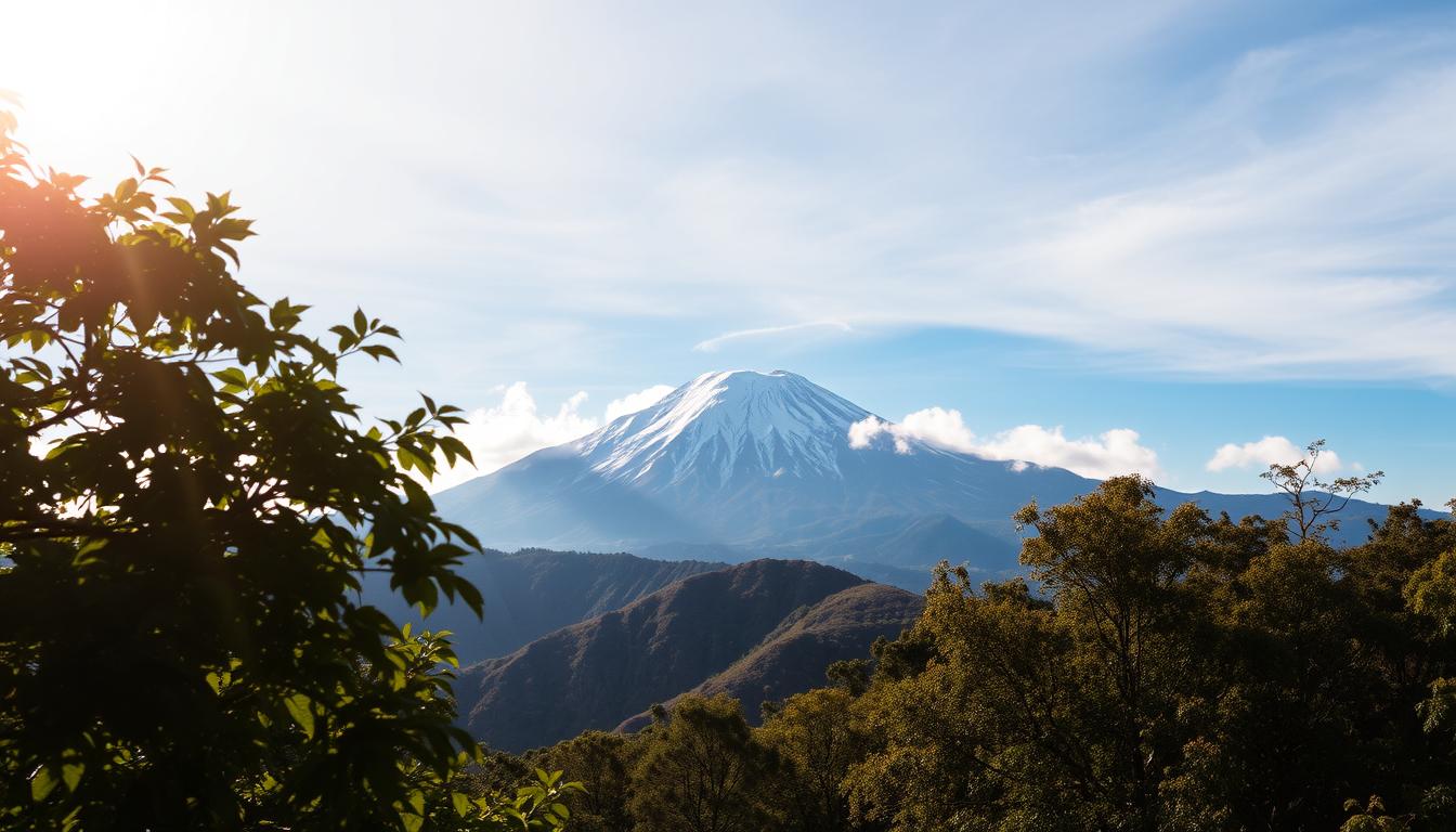 fotografi alam di Gunung Sibayak