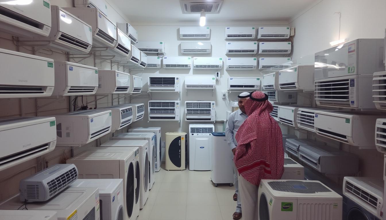 معرض مكيفات مستعملة تابع لشركة الرياض للتكييف