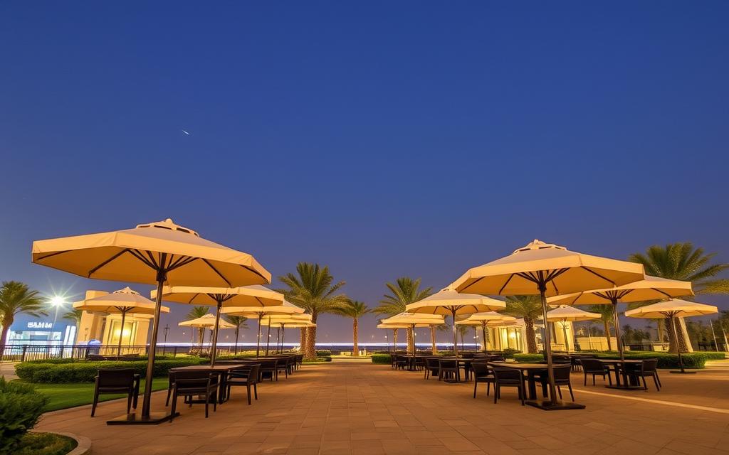 مظلات حدائق الاحساء