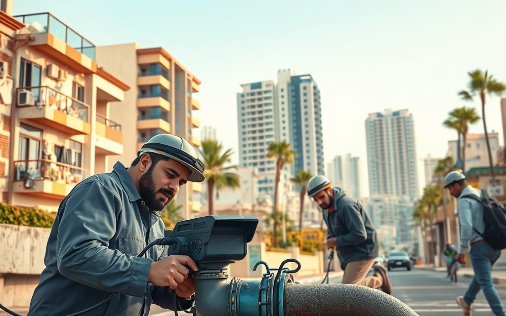 كشف تسربات حي المنارة بجدة شركة حماية
