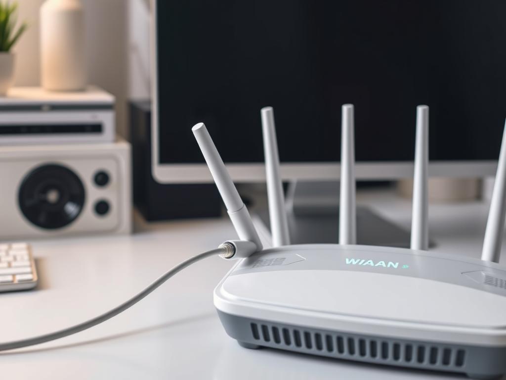 Kabelgebundene Netzwerkverbindung statt WLAN zur Reduzierung von Elektrosmog