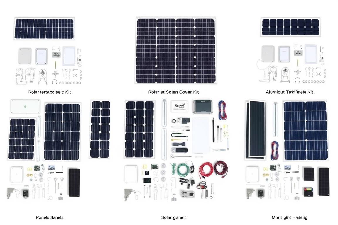 Vergleich von Solar-Bausätzen für Terrassen