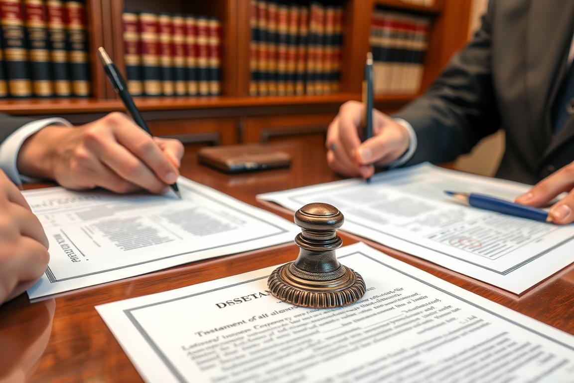 Notarielle Beurkundung eines Testaments zum Immobilienschutz 2025