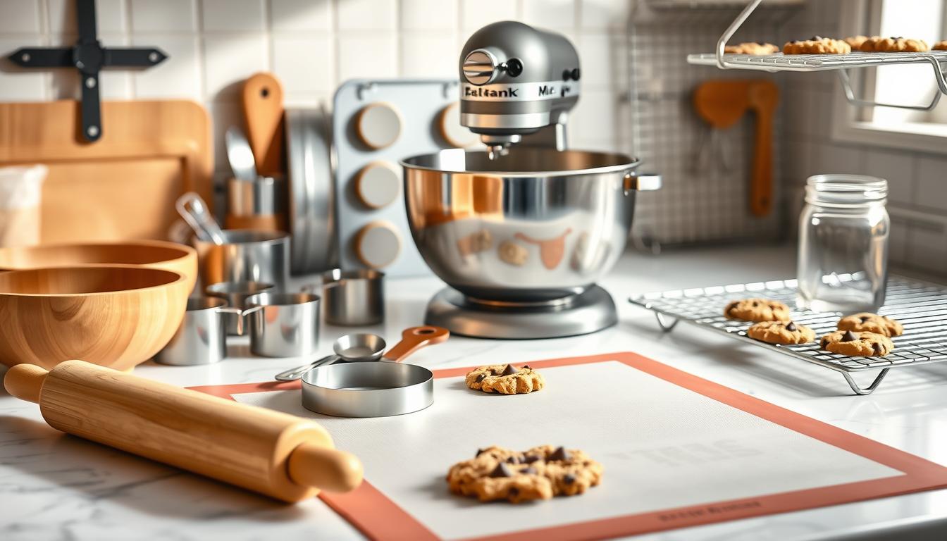 oatmeal chocolate chip cookies baking equipment