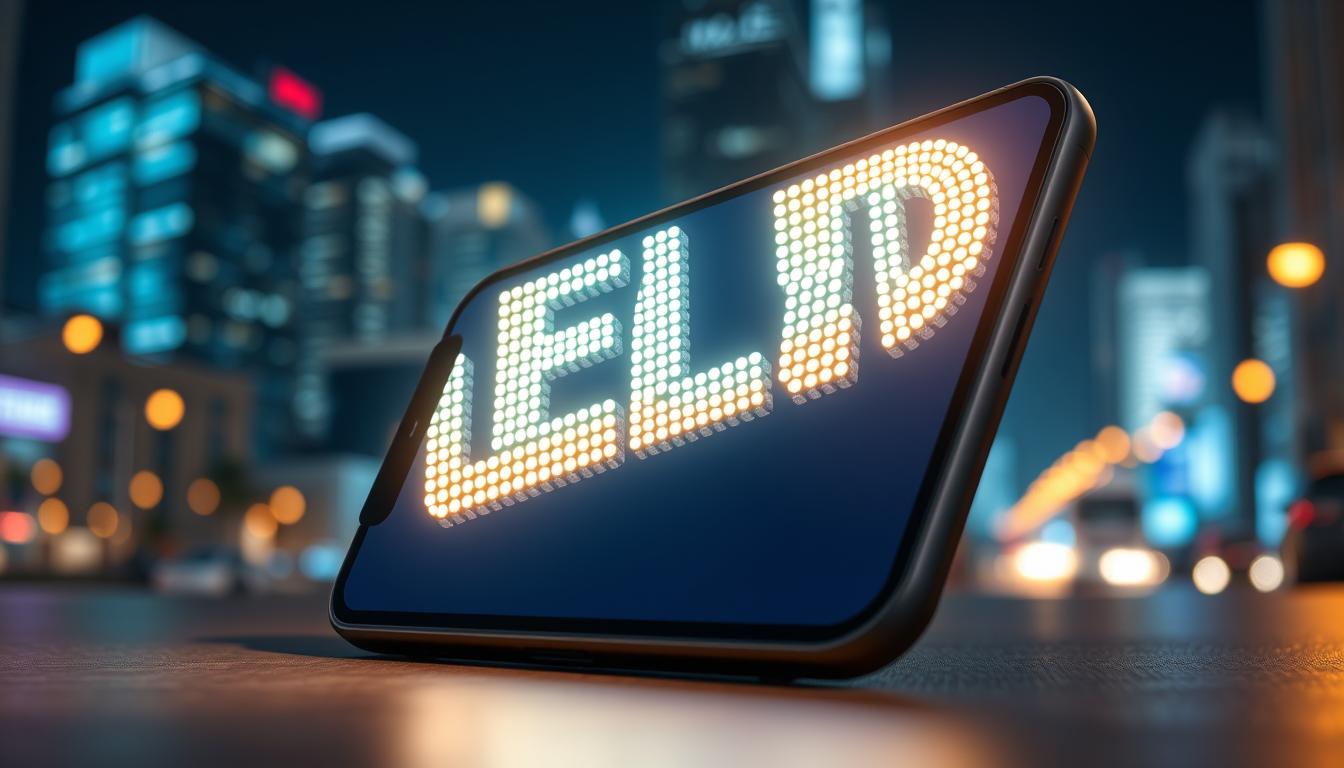 como tener un letrero led en tu celular con una app