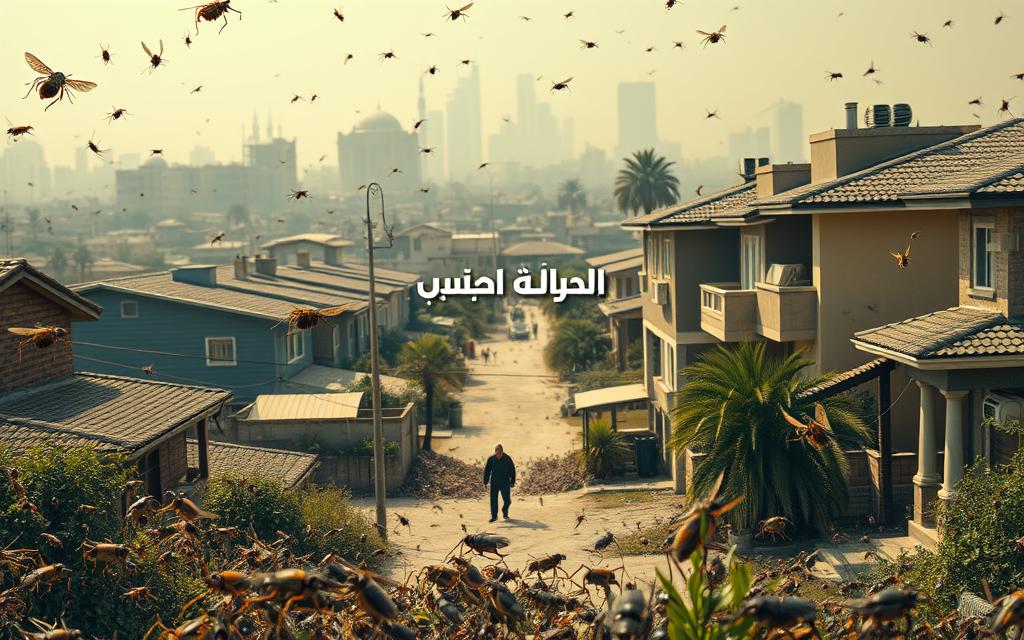 انتشار الحشرات في الكويت