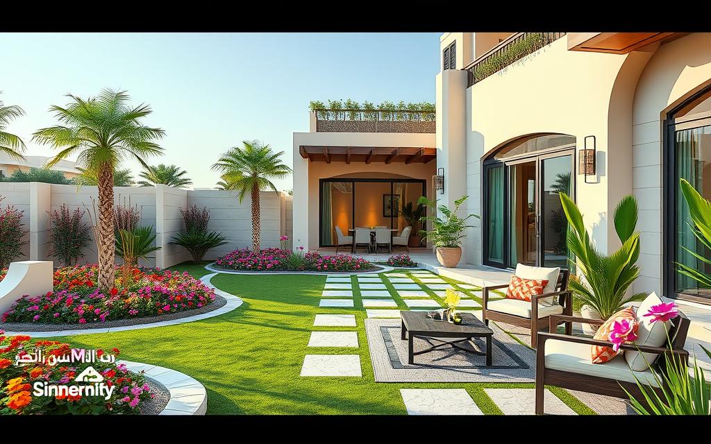 تنسيق الحدائق حي الفلاح بالرياض