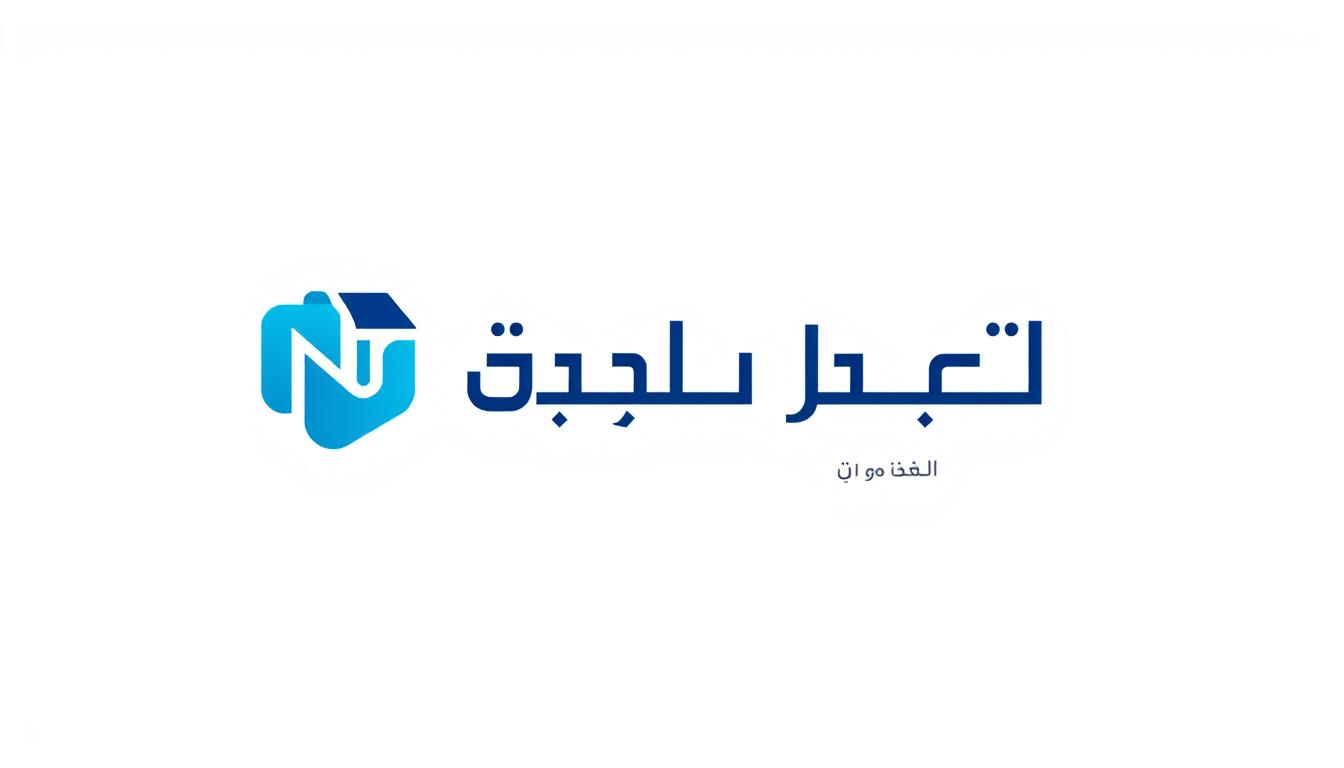 A modern, minimalist logo for &quot;شركة نسمة باردة&quot; (Nasima Barida Company), a leading HVAC service provider in Kuwait. The logo features a cool, blue-toned color palette and a sleek, geometric design that evokes the efficiency and precision of their air conditioning services. The logo is prominently displayed against a clean, white background, with a sense of balance and symmetry. The overall aesthetic conveys a sense of professionalism, trust, and reliability that aligns with the company's reputation for providing high-quality, cost-effective HVAC solutions to residential and commercial customers across Kuwait.