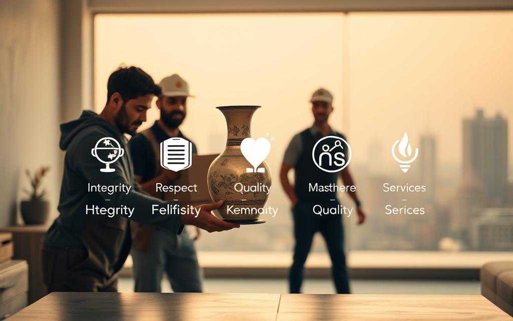 قيم نقل الأثاث الأساسية