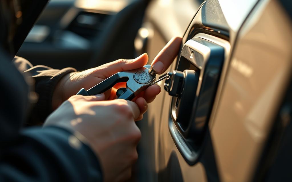 فتح أبواب السيارات