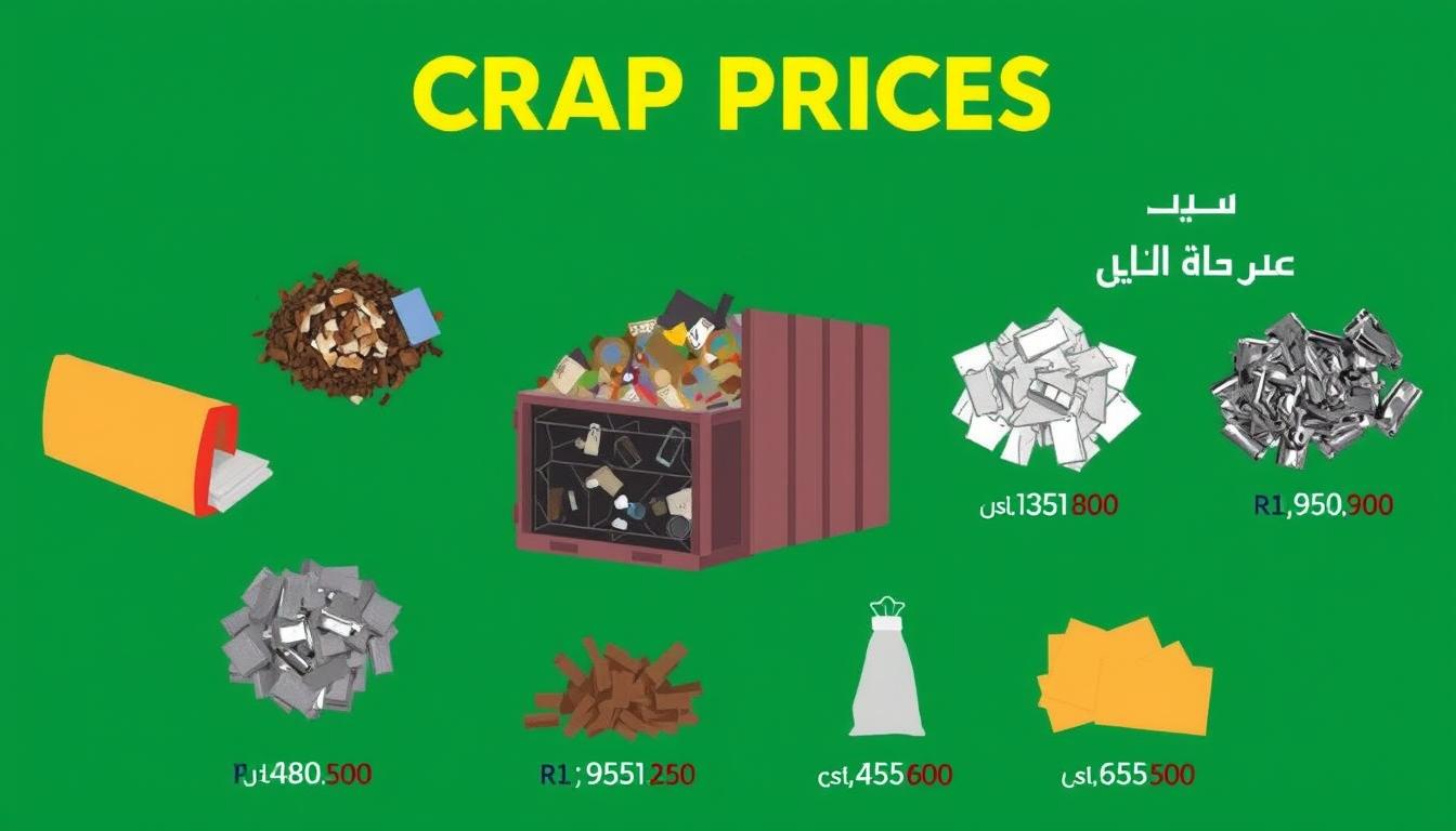 صورة توضح أسعار السكراب في الرياض