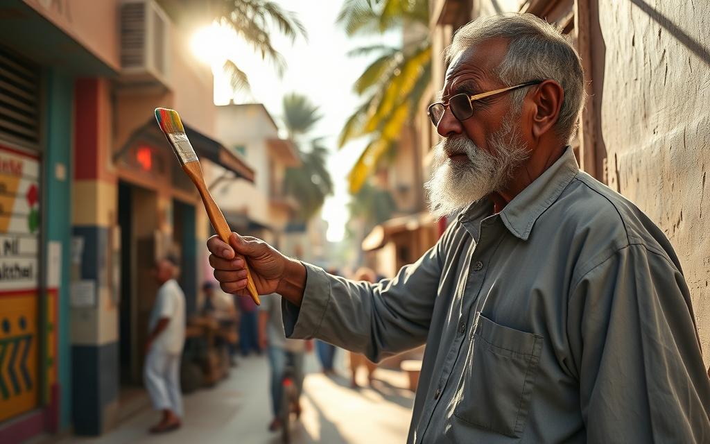 معلم دهانات حي النخيل