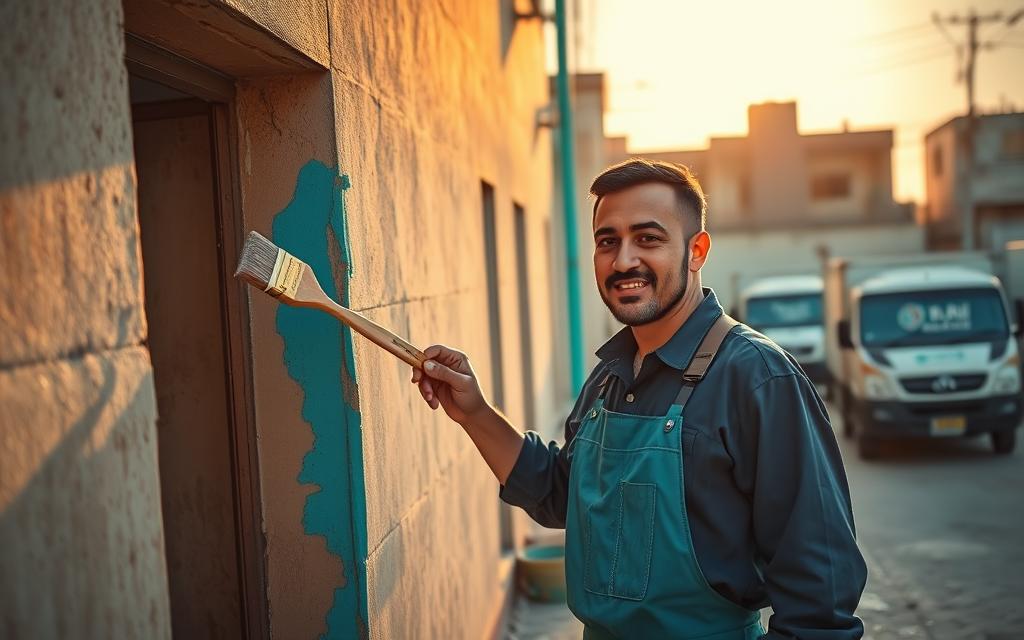 معلم دهانات محترف حي الحمراء