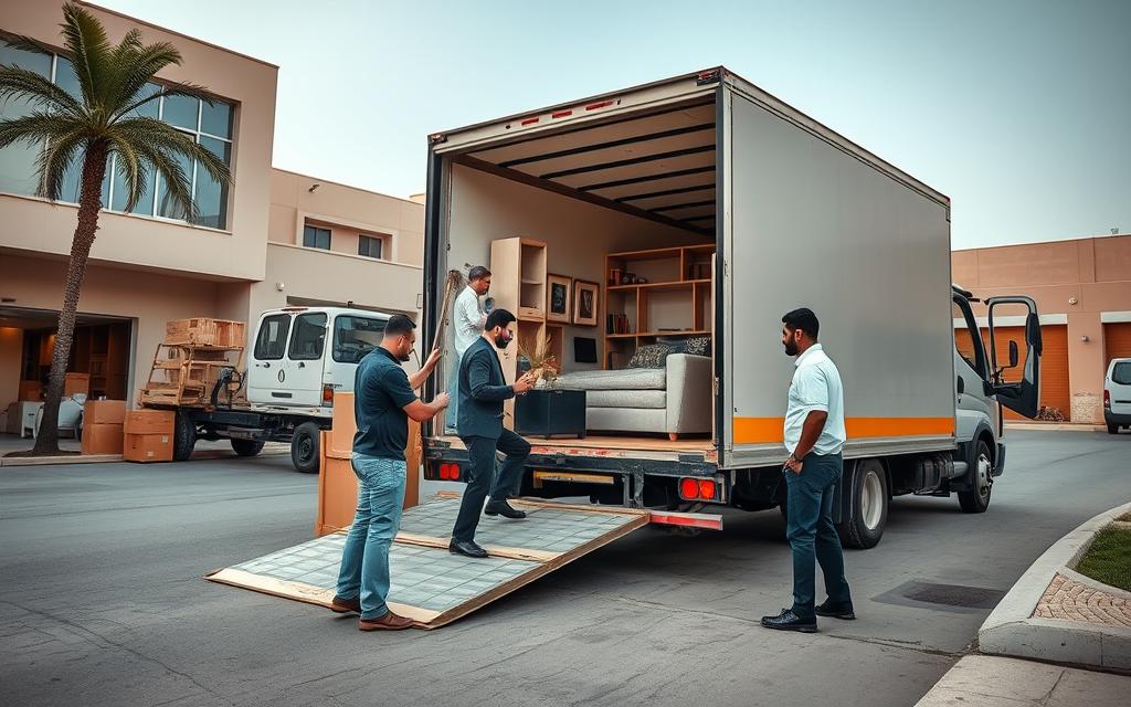 نقل أثاث الواحة بجدة شركة النقل الذكي