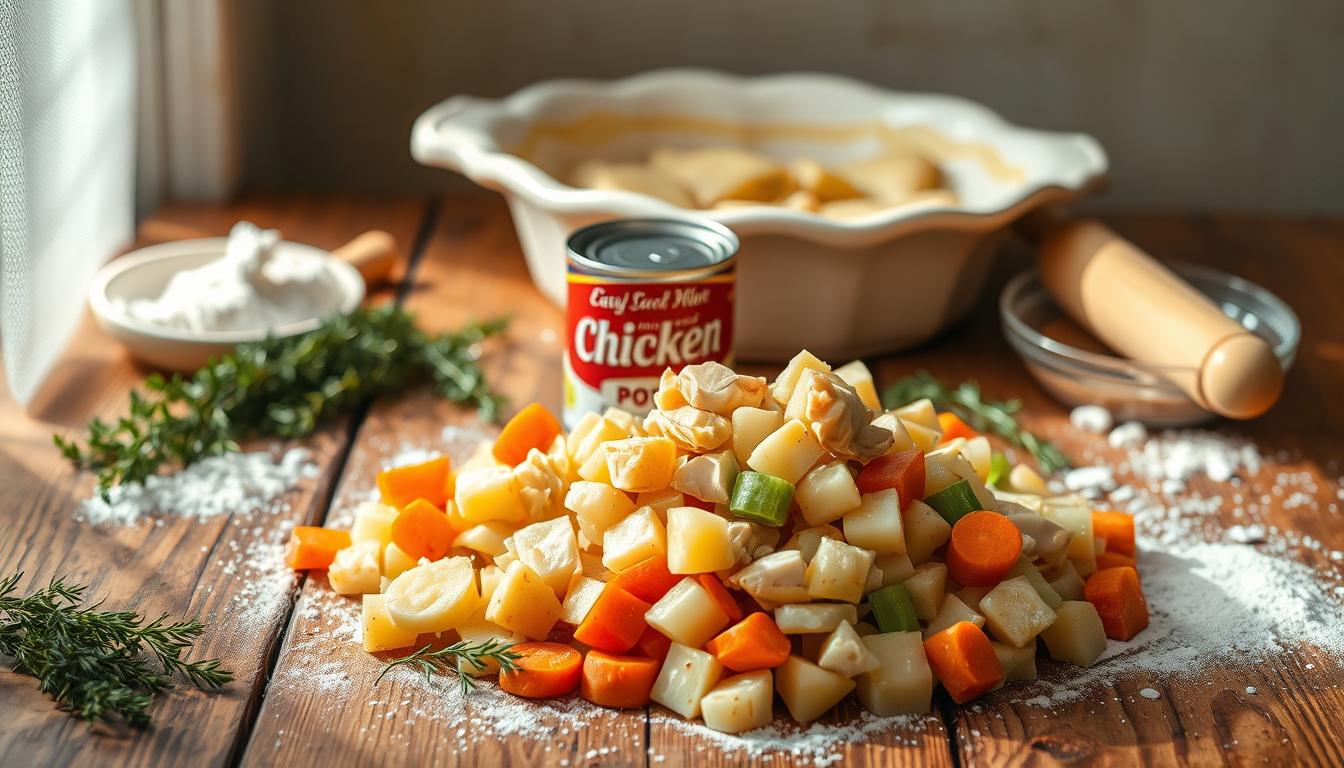 chicken pot pie ingredients
