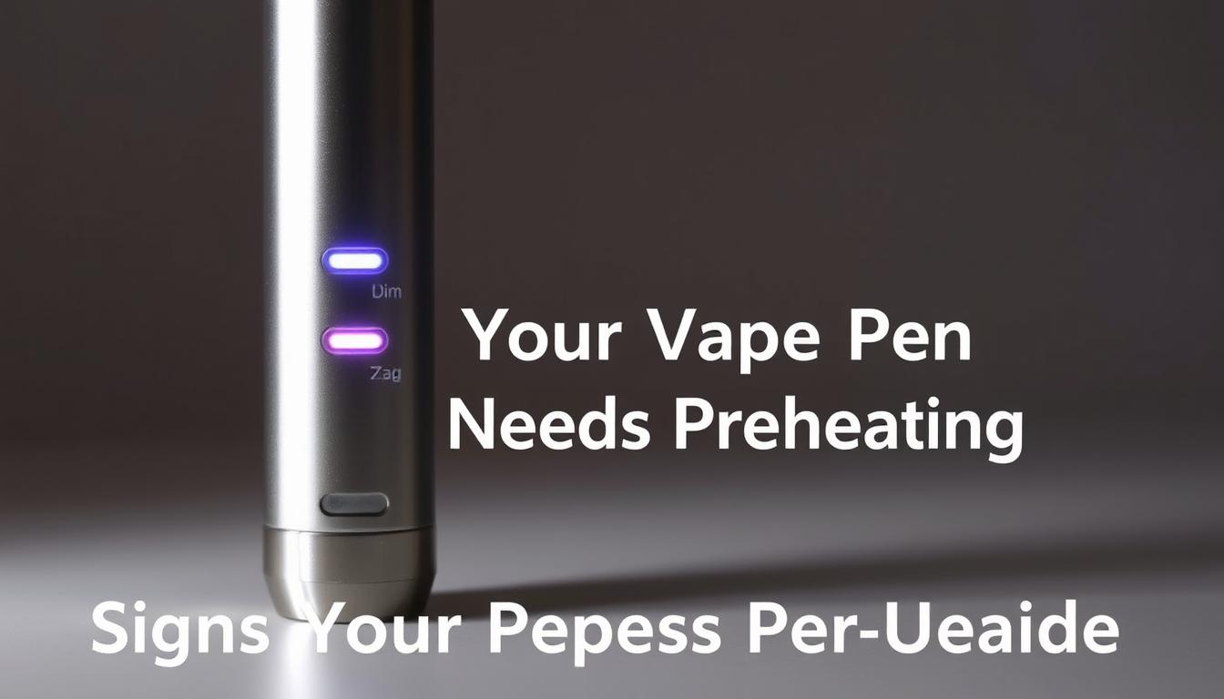 Vape Preheating Indicators