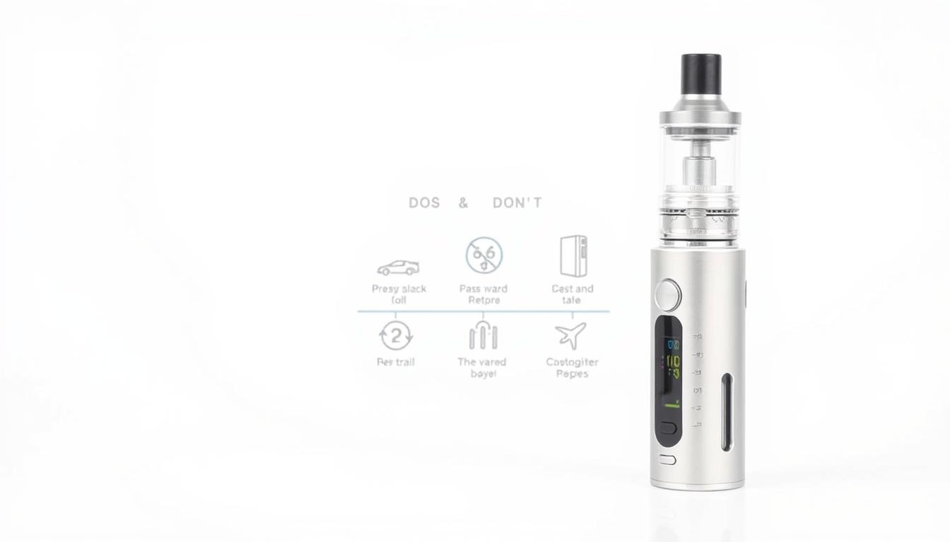 Vape Packing Guidelines for Air Travel