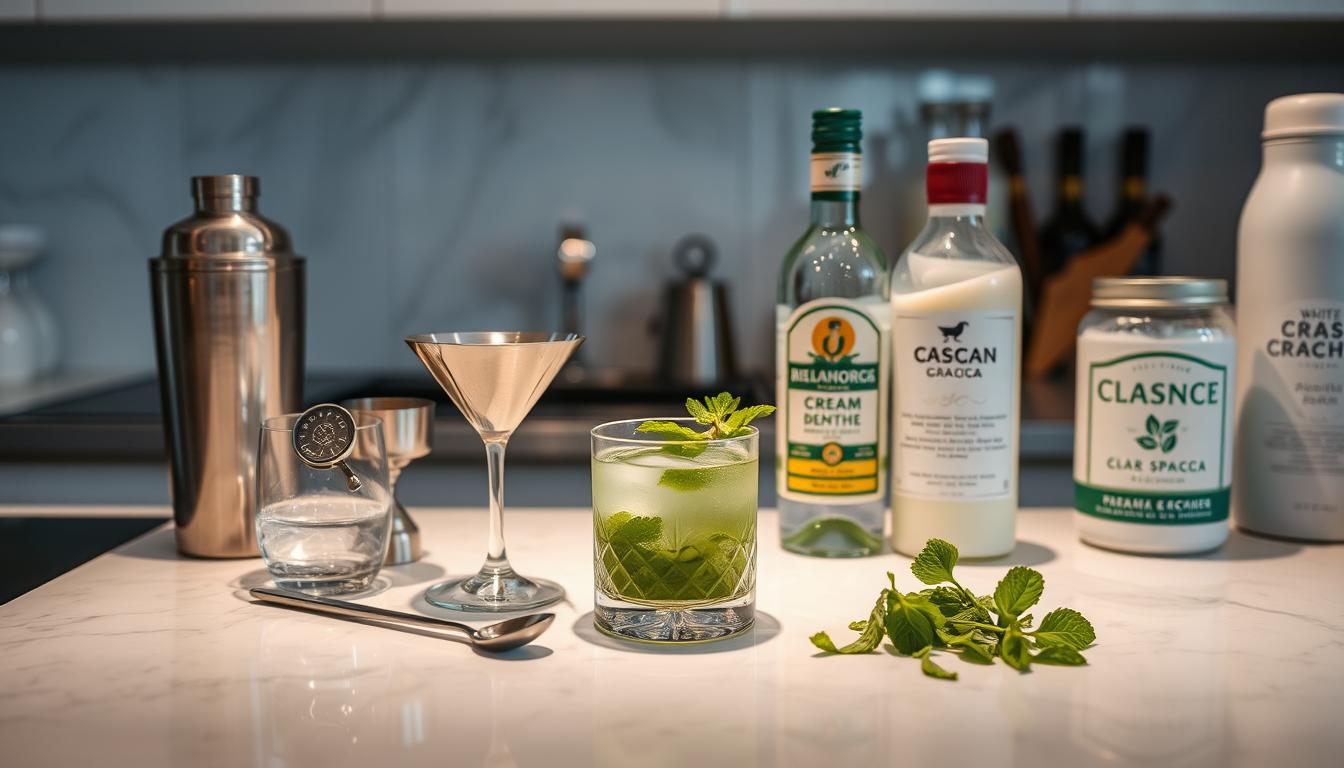 Crafting the Perfect Grasshopper drink: A 5-Step Guide 2 cocktail recipe preparation
