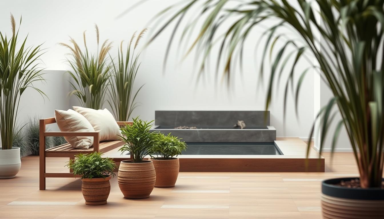 10 minimalistische und natürlich coole Dekorationen für die Terrasse zu Hause