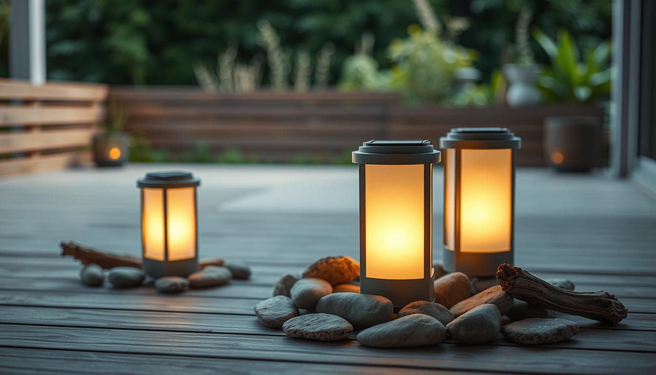 minimalistische terrassendekorationen