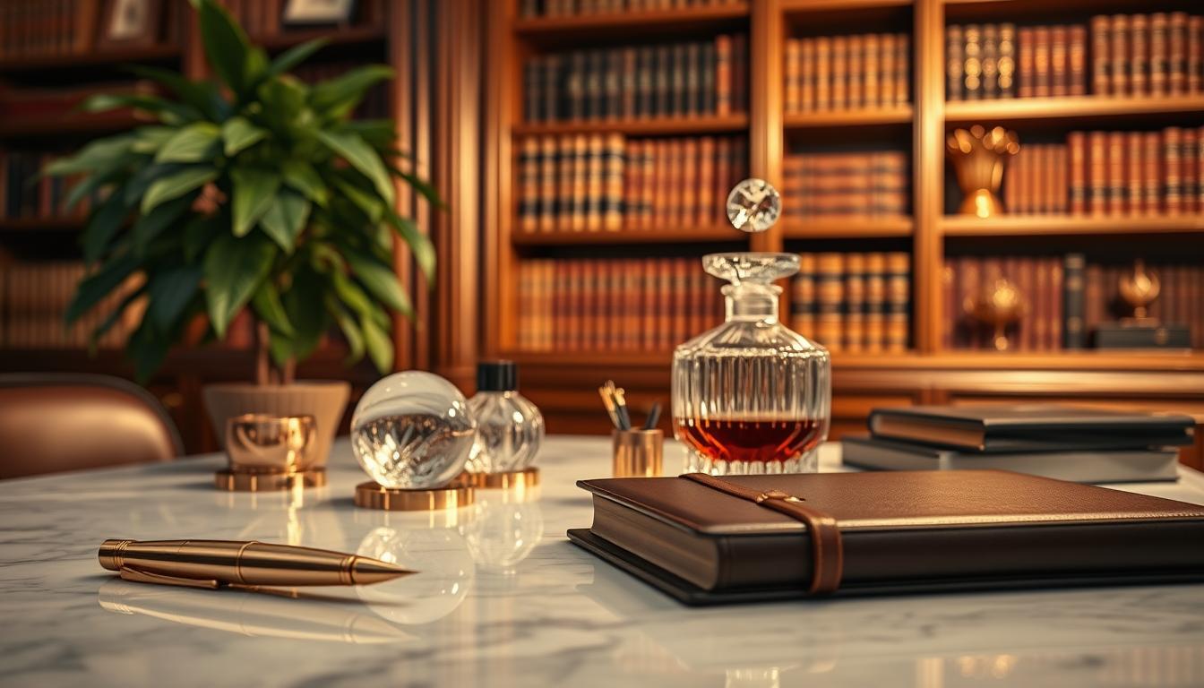 luxurious desk accessories