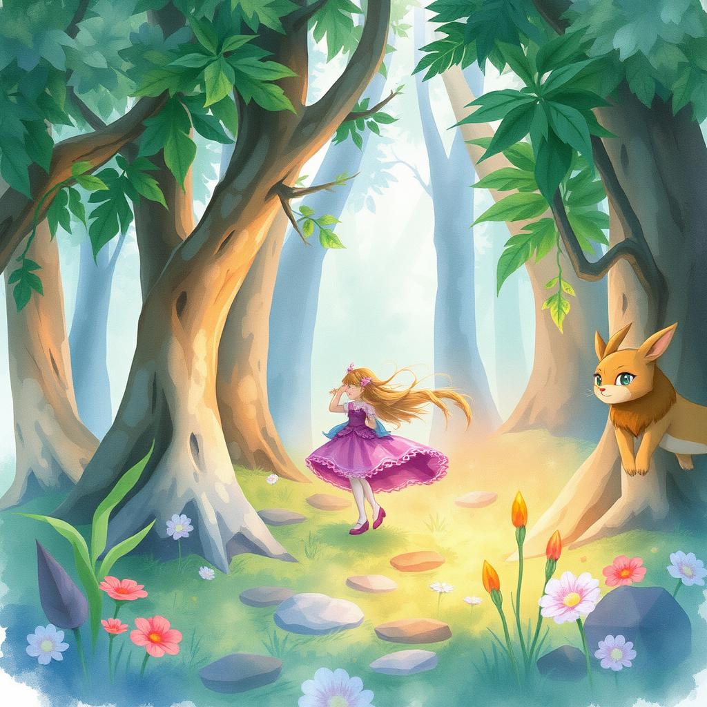 Artistic illustration in watercolor style created with Drawthis.ai