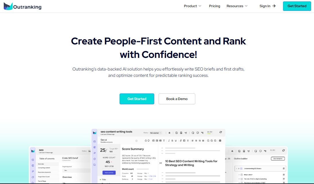 Outranking.io - AI SEO tools