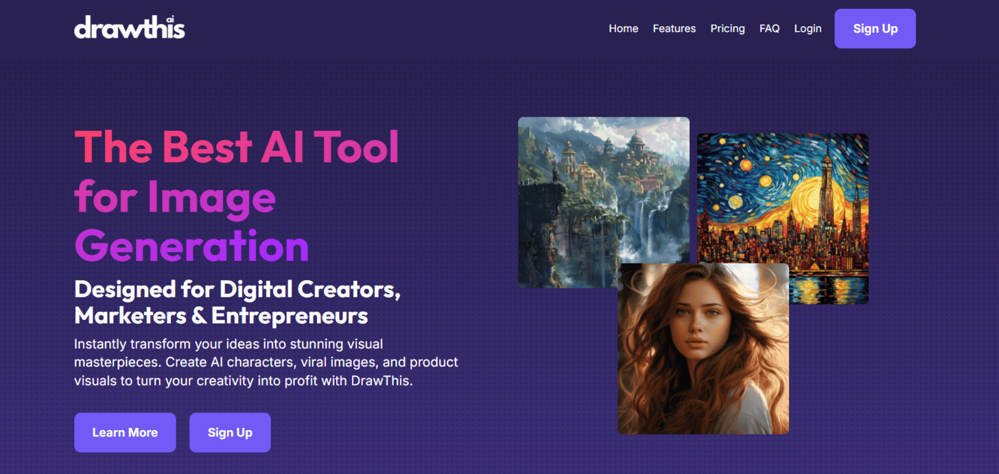 Drawthis.ai interface