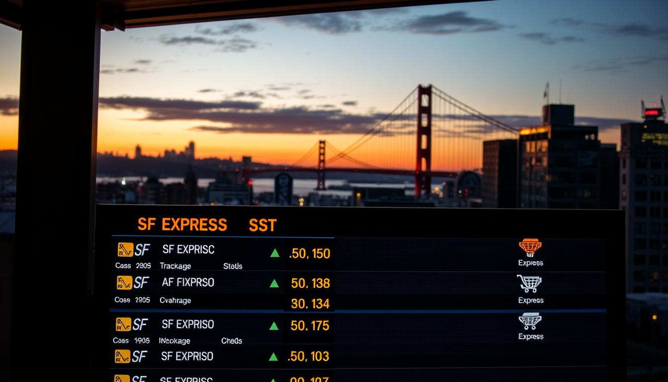 SF Express transiting to next station