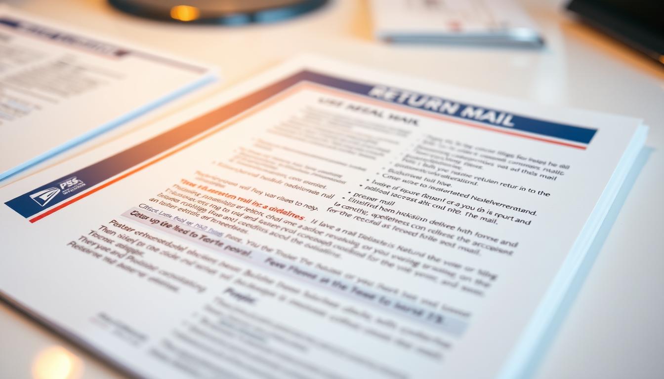 USPS Mail Return Guidelines