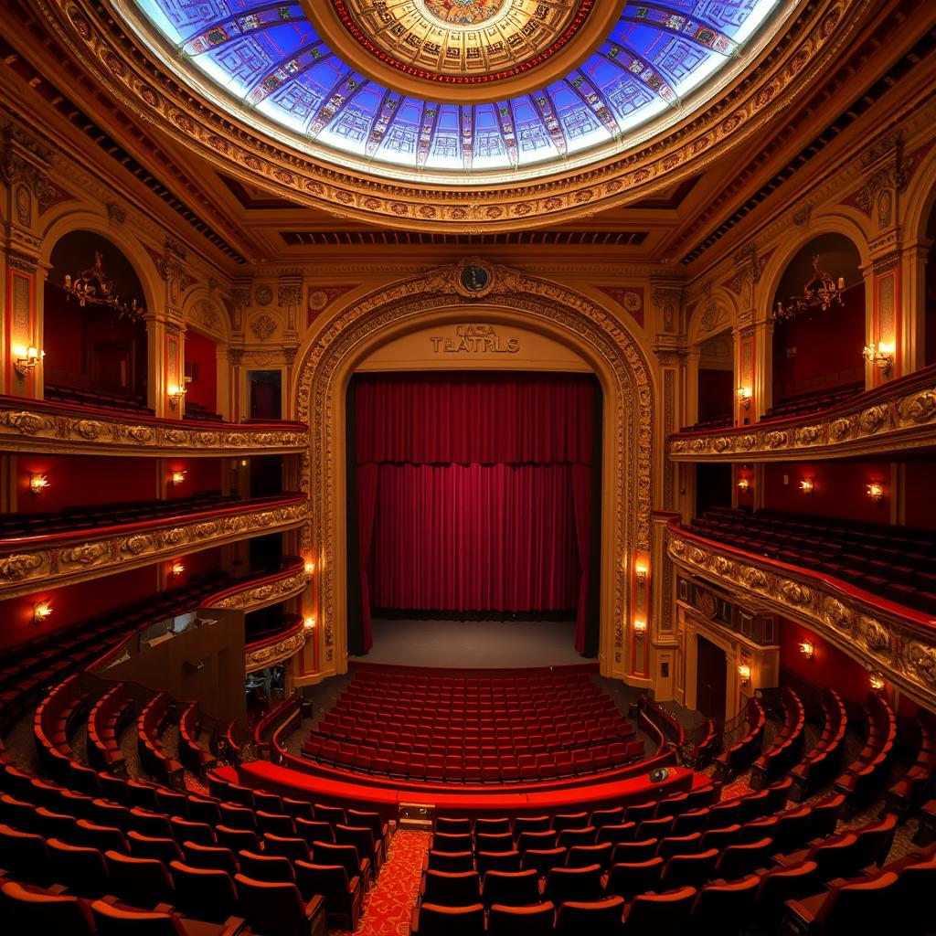 Ilusionismo no Rio de Janeiro: Henry e Klauss estreiam temporada 2025 com espetáculo inovador 23 Interior do Teatro Casa Grande no Rio de Janeiro para o espetáculo de ilusionismo