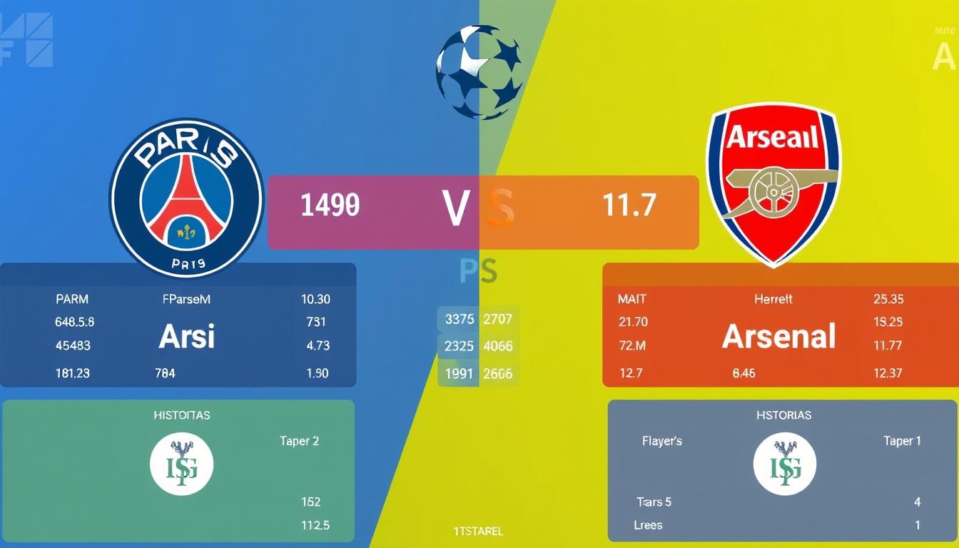 PSG x Arsenal - Liga dos Campeões: Prévia Completa, Odds e Onde Assistir ao Vivo 19 Análise estatística do confronto PSG x Arsenal pela Liga dos Campeões