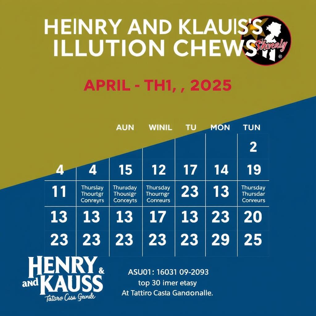 Ilusionismo no Rio de Janeiro: Henry e Klauss estreiam temporada 2025 com espetáculo inovador 22 Calendário de apresentações do espetáculo de ilusionismo de Henry e Klauss no Rio de Janeiro
