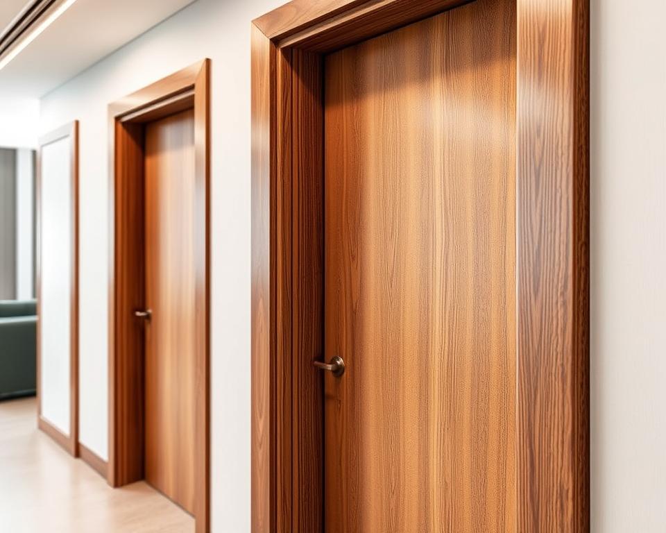 عازل صوت للباب الخشب